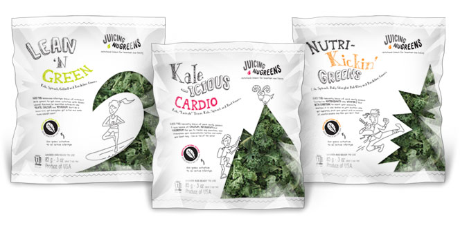 Juicing NuGreens Packaging