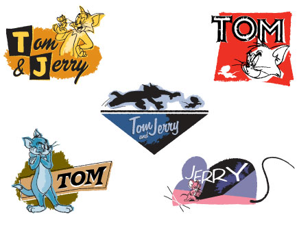 Tom and Jerry styleguide logos